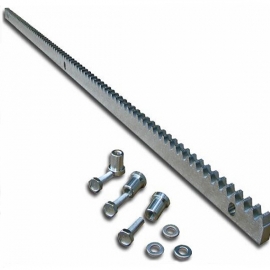 CREMALLERA M4 DE 1M DE ACERO ZINCADO CON ACCESORIOS